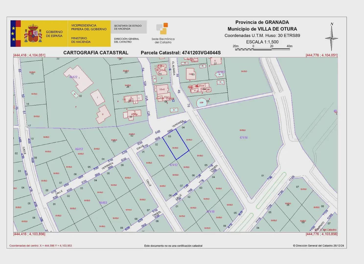 Building Plot for sale in Otura - € 65,000 (Ref: 9837376)