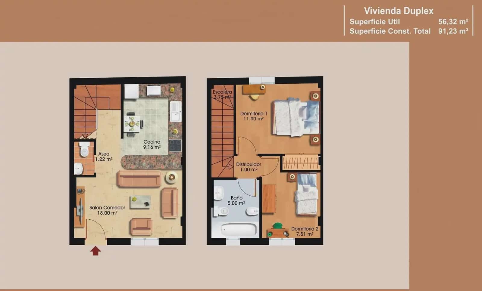 Appartement te koop in Granada stad - € 245.000 (Ref: 9837562)