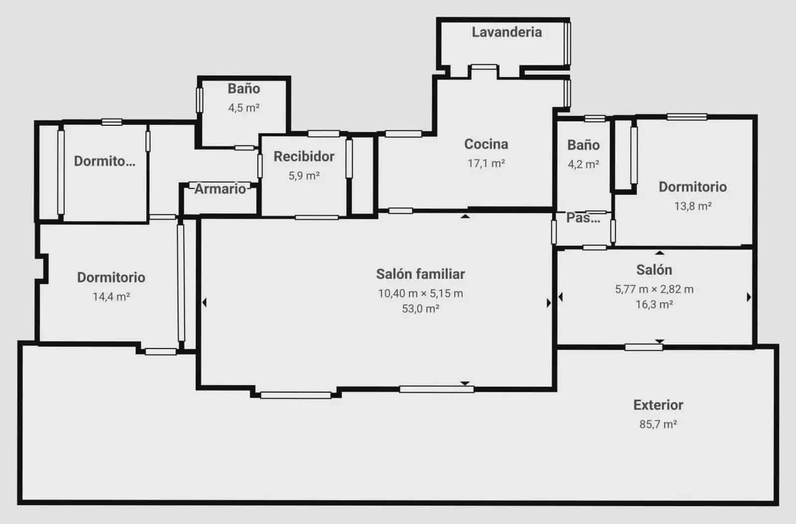 Attico in vendita in Granada citta - 850.000 € (Rif: 9837676)