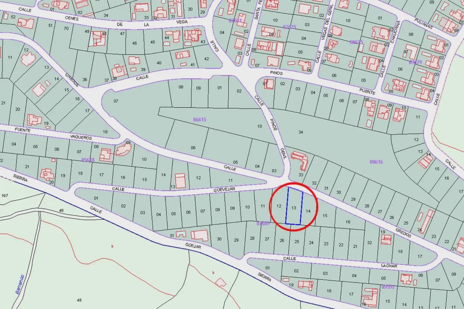 Tontti myytävänä paikassa La Zubia - 68 000 € (Ref: 9837688)