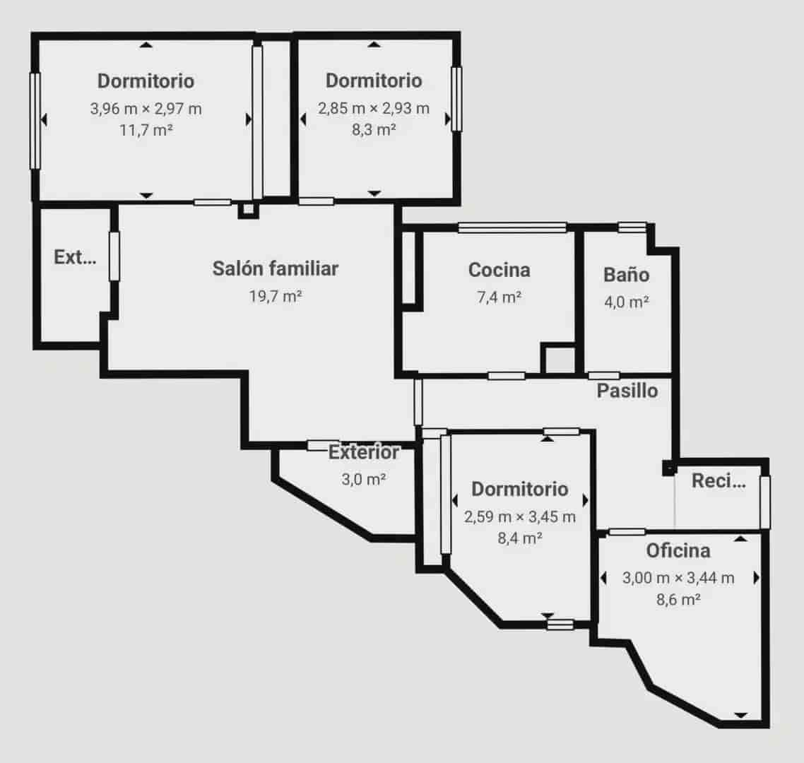 4 bedroom Flat for sale in Granada city - € 258,000 (Ref: 9858990)