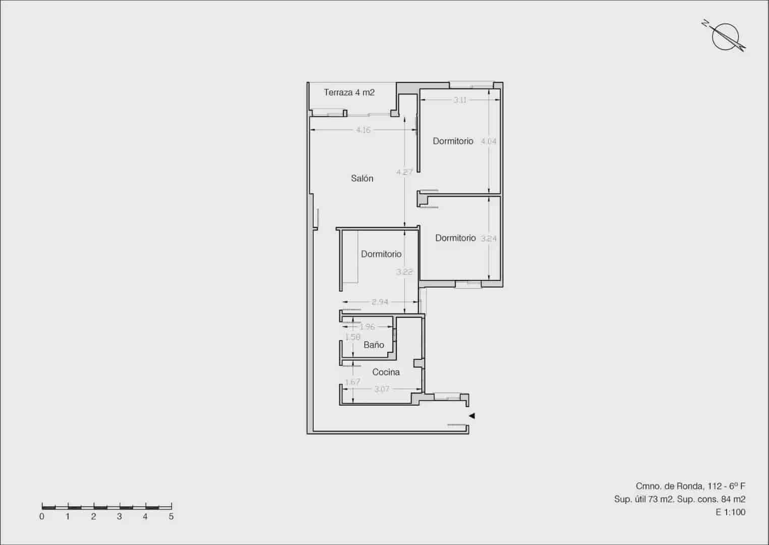 3 makuuhuone Asunto myytävänä paikassa Granada kaupunki - 259 000 € (Ref: 9912230)