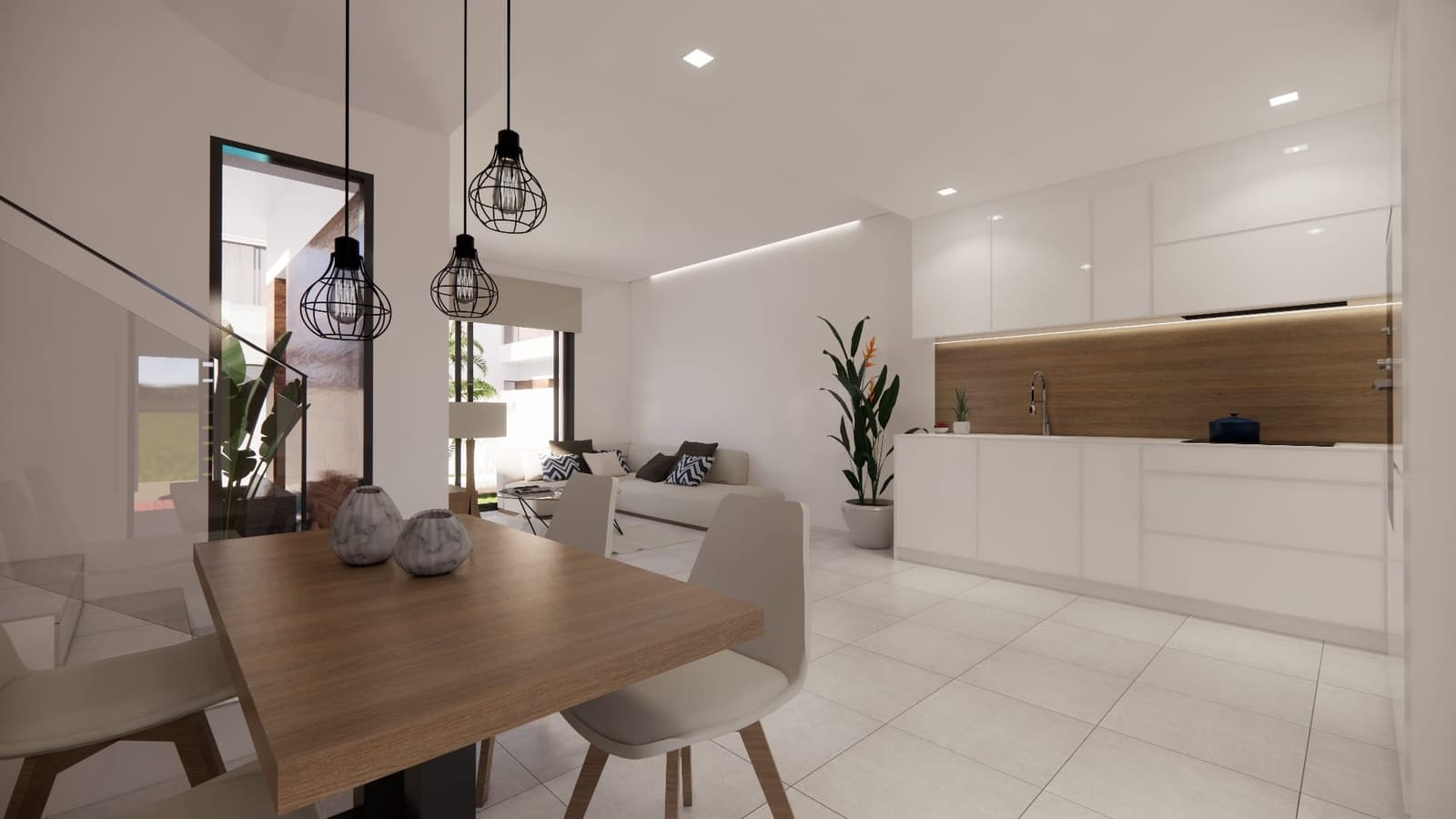 3 makuuhuone Huvila myytävänä paikassa San Fulgencio mukana uima-altaan - 355 000 € (Ref: 7007556)