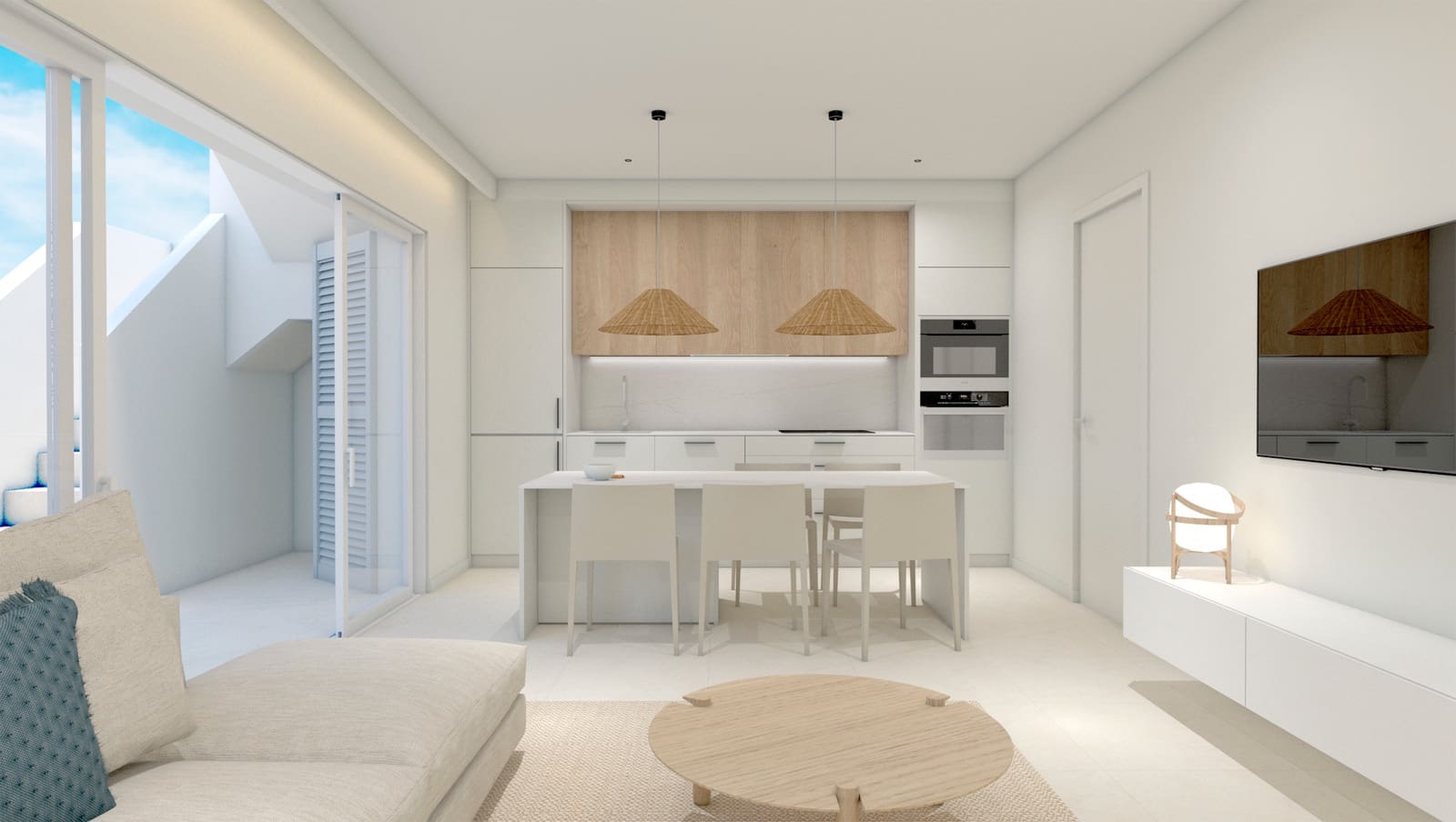 3 quarto Penthouse para venda em Torre de la Horadada com piscina - 395 000 € (Ref: 8093417)