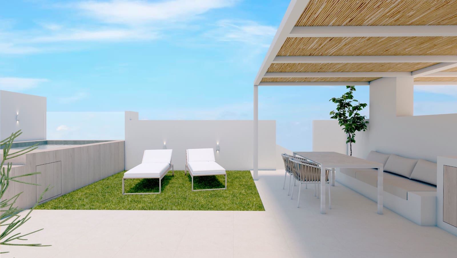 3 quarto Penthouse para venda em Torre de la Horadada com piscina - 395 000 € (Ref: 8093417)