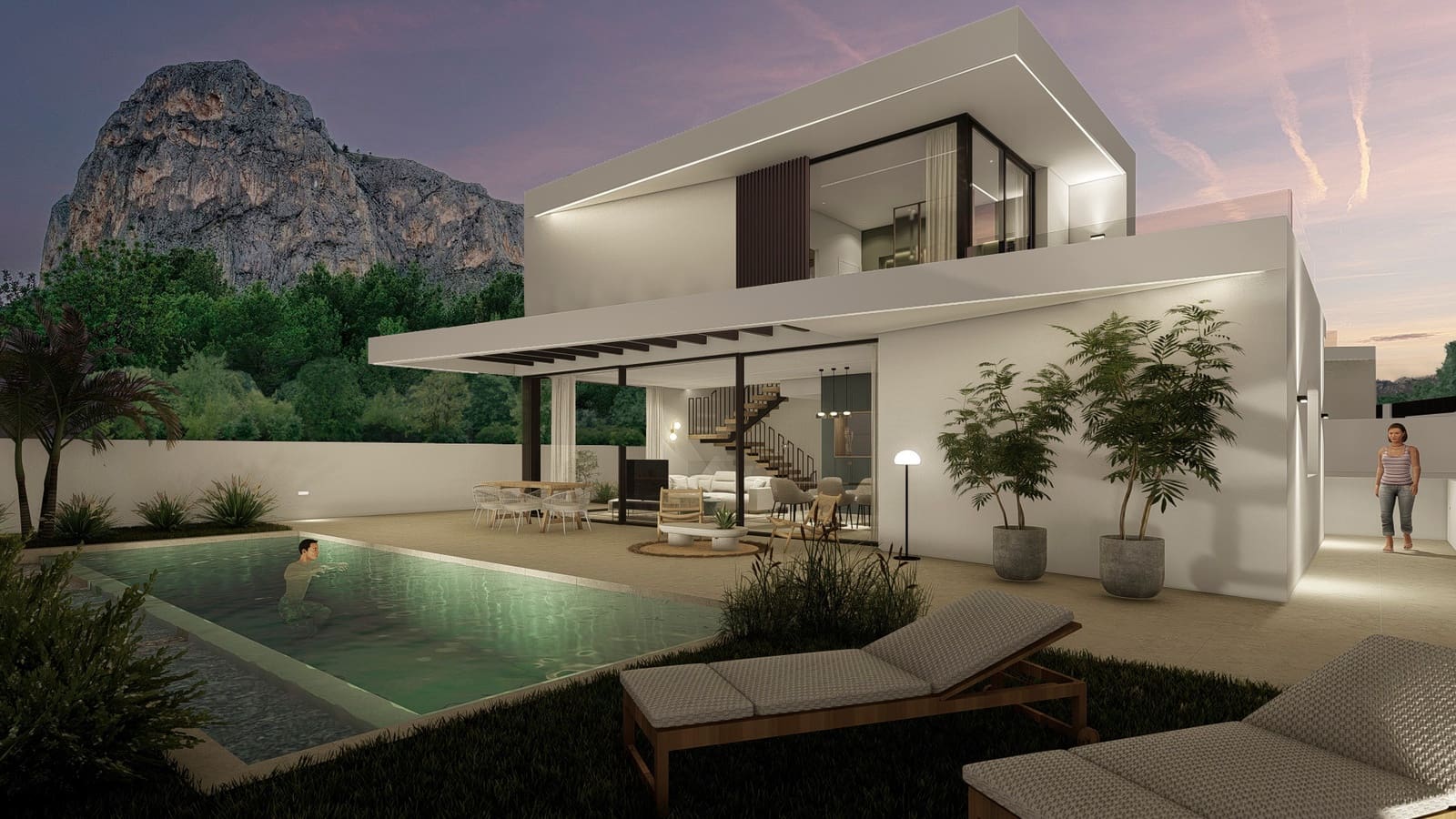 3 quarto Moradia para venda em Polop com piscina - 650 000 € (Ref: 8113961)