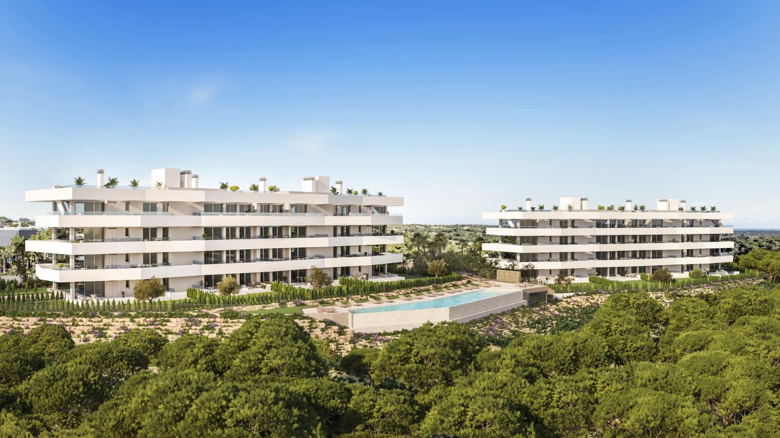3 quarto Penthouse para venda em Las Colinas Golf com piscina garagem - 865 000 € (Ref: 8198045)
