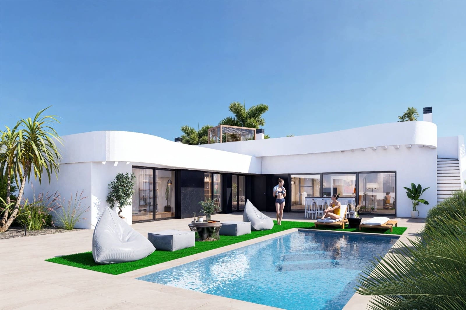 3 bedroom Villa for sale in Algorfa with pool - € 400,000 (Ref: 9482214)