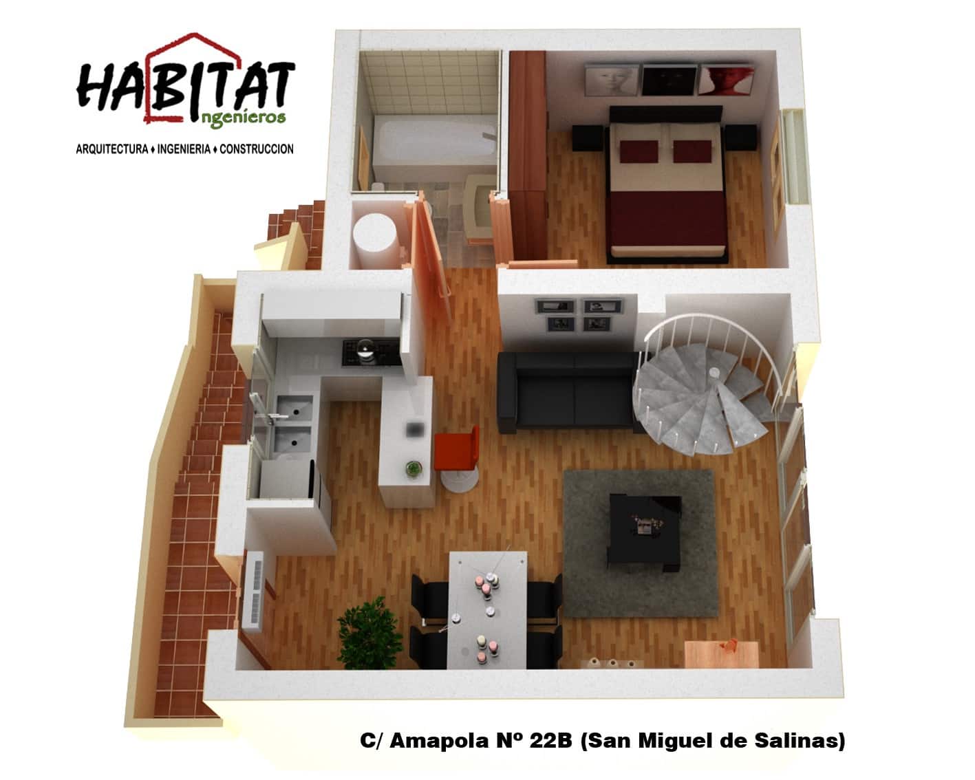 1 camera da letto Attico in vendita in Villamartin con garage - 129.000 € (Rif: 9563685)
