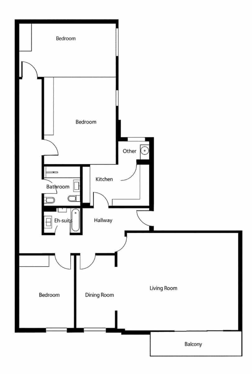3 soveværelse Penthouse til salg i Malaga by med garage - € 797.000 (Ref: 10035373)
