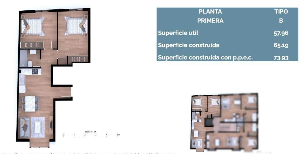 2 soverom Leilighet til salgs i Malaga by med garasje - € 233 000 (Ref: 8662838)