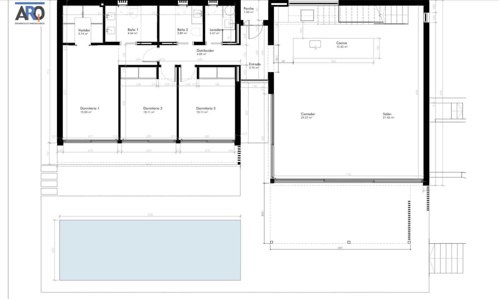 3 makuuhuone Huvila myytävänä paikassa Estepona mukana uima-altaan 
autotalli - 1 200 000 € (Ref: 8687707)