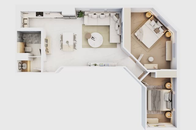 2 makuuhuone Huoneisto myytävänä paikassa Manacor - 350 000 € (Ref: 9610333)