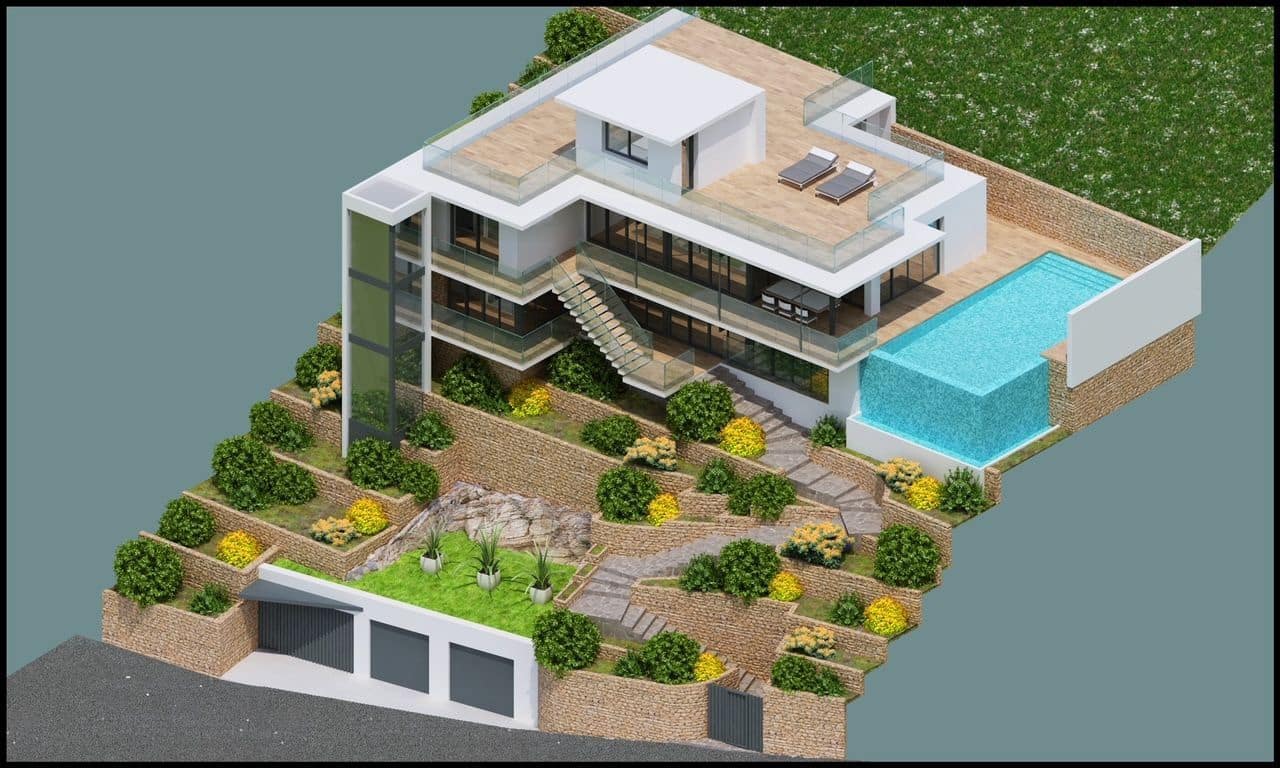 4 sovrum Villa till salu i Benidorm med garage - 495 000 € (Ref: 9897940)