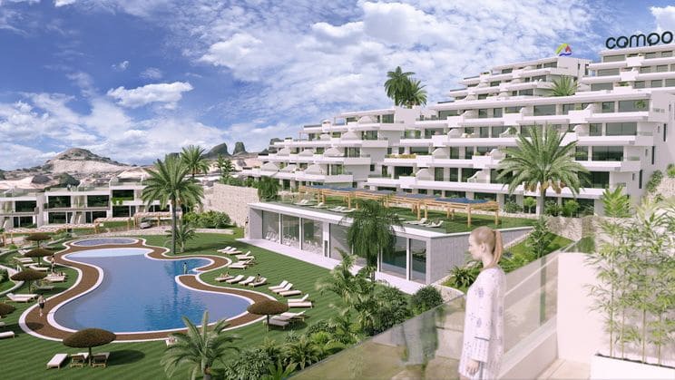 Piso de 2 habitaciones en Finestrat en venta con piscina garaje - 330.000 € (Ref: 9897952)
