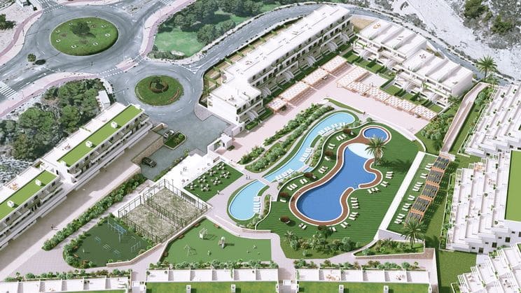 Piso de 2 habitaciones en Finestrat en venta con piscina garaje - 330.000 € (Ref: 9897952)