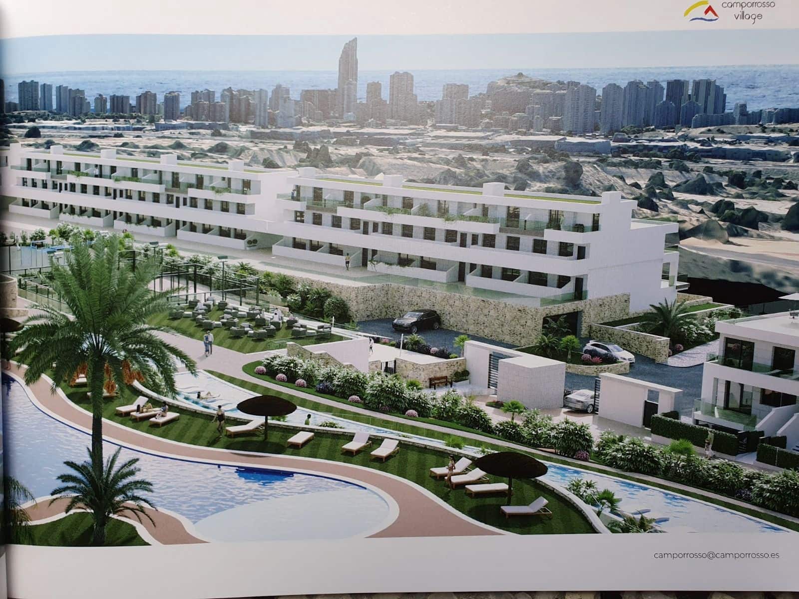 Piso de 2 habitaciones en Finestrat en venta con piscina garaje - 330.000 € (Ref: 9897952)