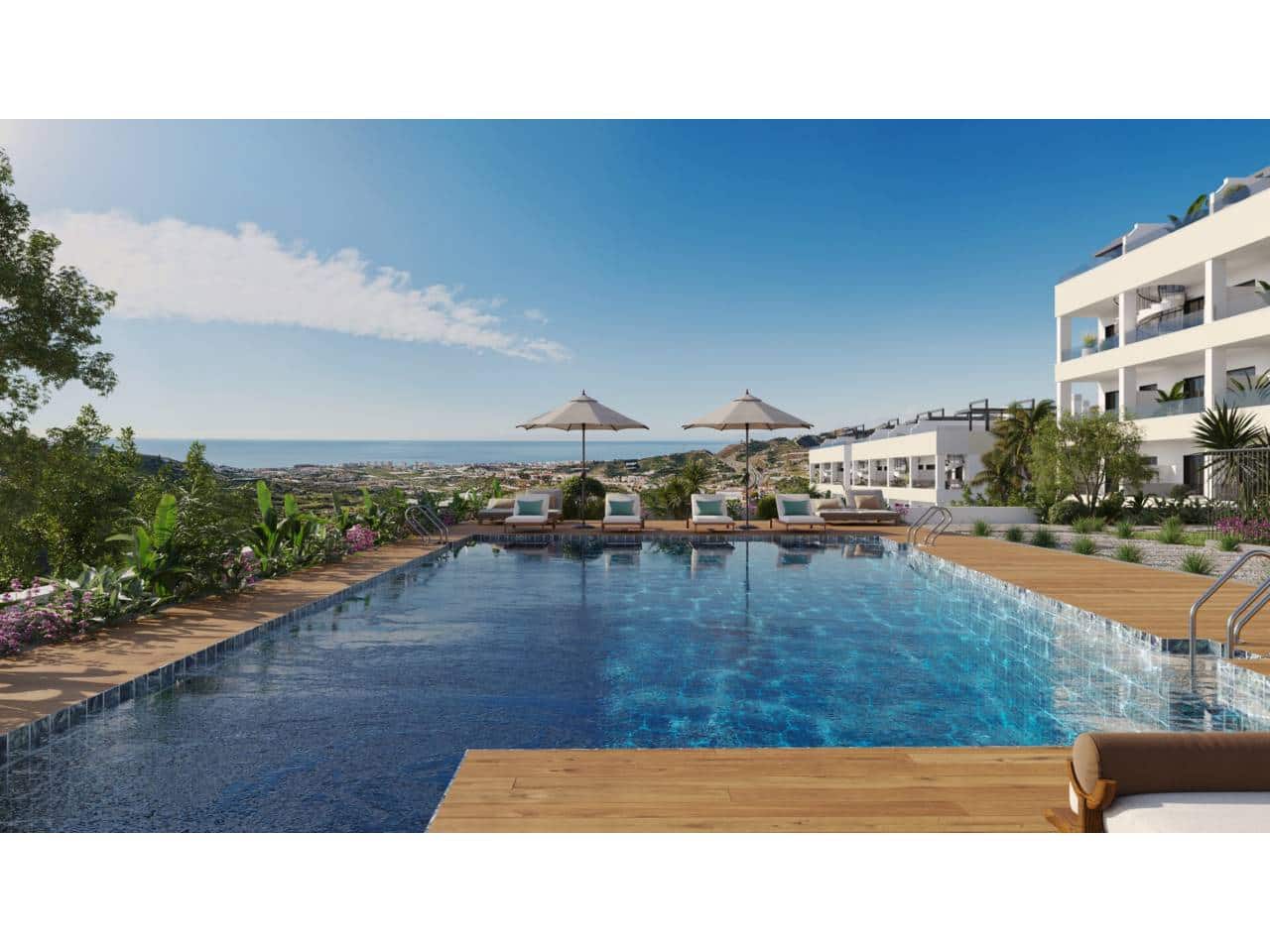 2 Zimmer Wohnung zu verkaufen in Torrox mit Pool - 295.000 € (Ref: 10113504)
