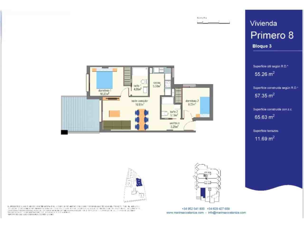 2 soverom Leilighet til salgs i Velez-Malaga med svømmebasseng garasje - € 390 500 (Ref: 8949997)