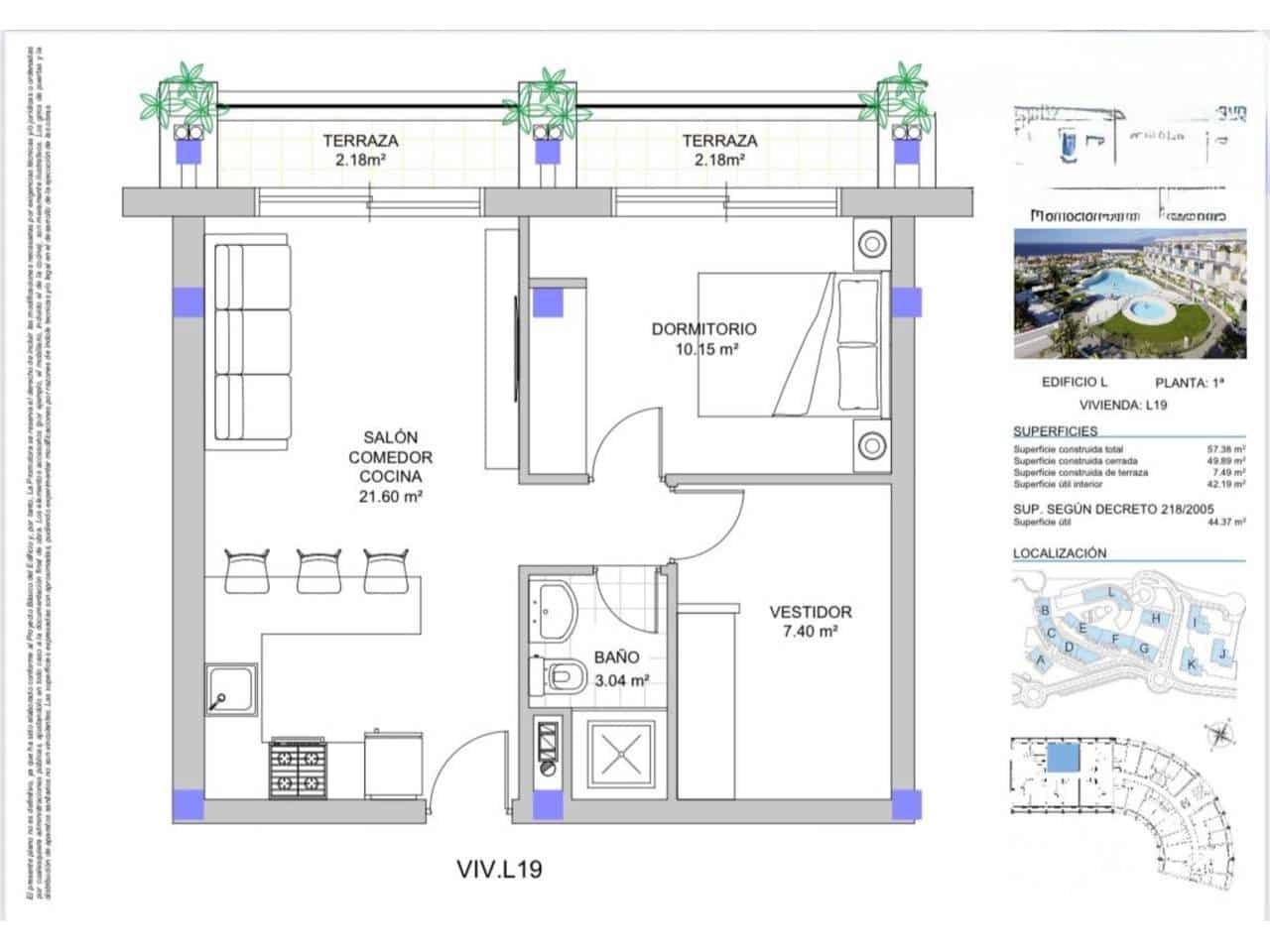 1 soverom Leilighet til salgs i Rincon de la Victoria med svømmebasseng garasje - € 215 000 (Ref: 9246246)