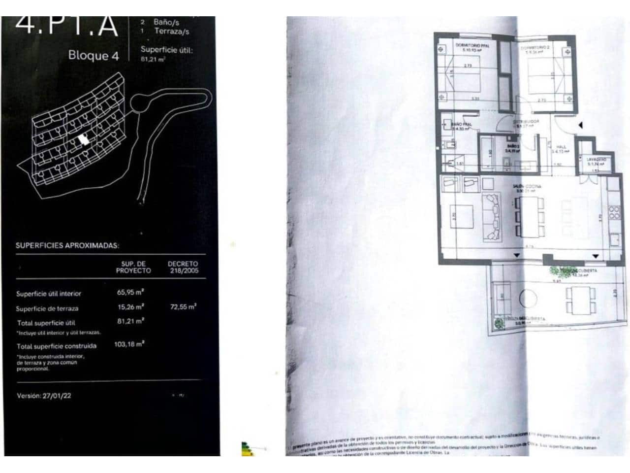 2 bedroom Flat for sale in Rincon de la Victoria with pool garage - € 378,000 (Ref: 9758318)