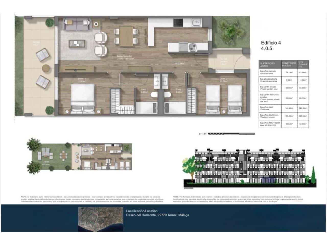 2 soveværelse Lejlighed til salg i Torrox Park med swimmingpool - € 289.000 (Ref: 9795777)