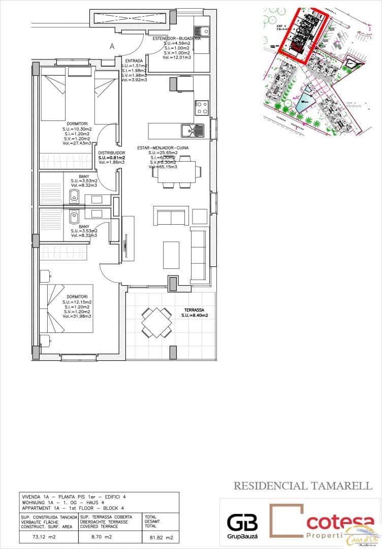 2 slaapkamer Appartement te koop in Sa Coma met zwembad garage - € 360.000 (Ref: 10172880)