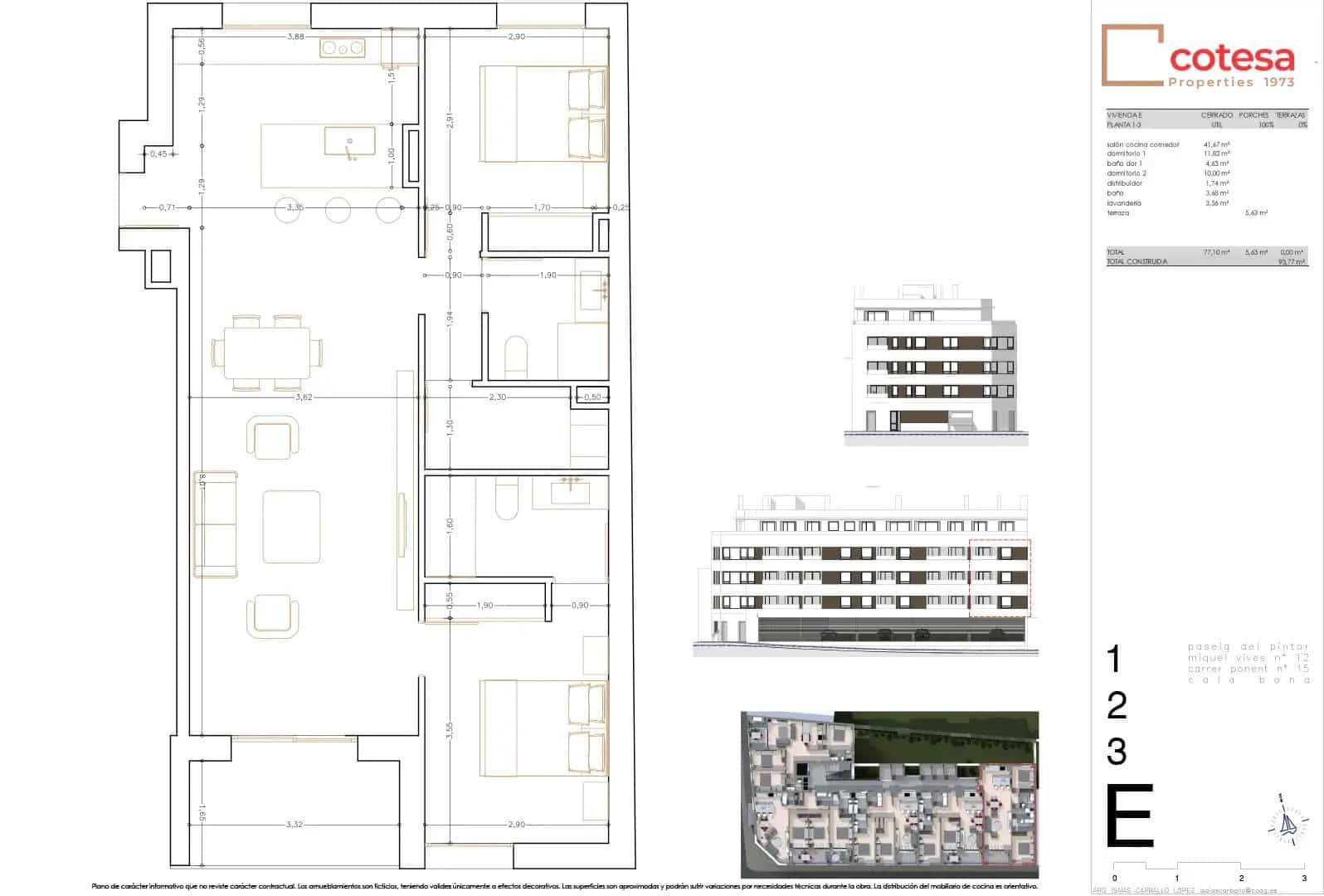 2 soveværelse Lejlighed til salg i Cala Bona med garage - € 341.000 (Ref: 8952264)