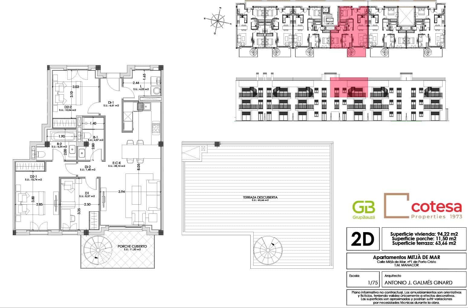 3 soverom Leilighet til salgs i Portocristo / Port de Manacor med svømmebasseng garasje - € 518 100 (Ref: 8956164)