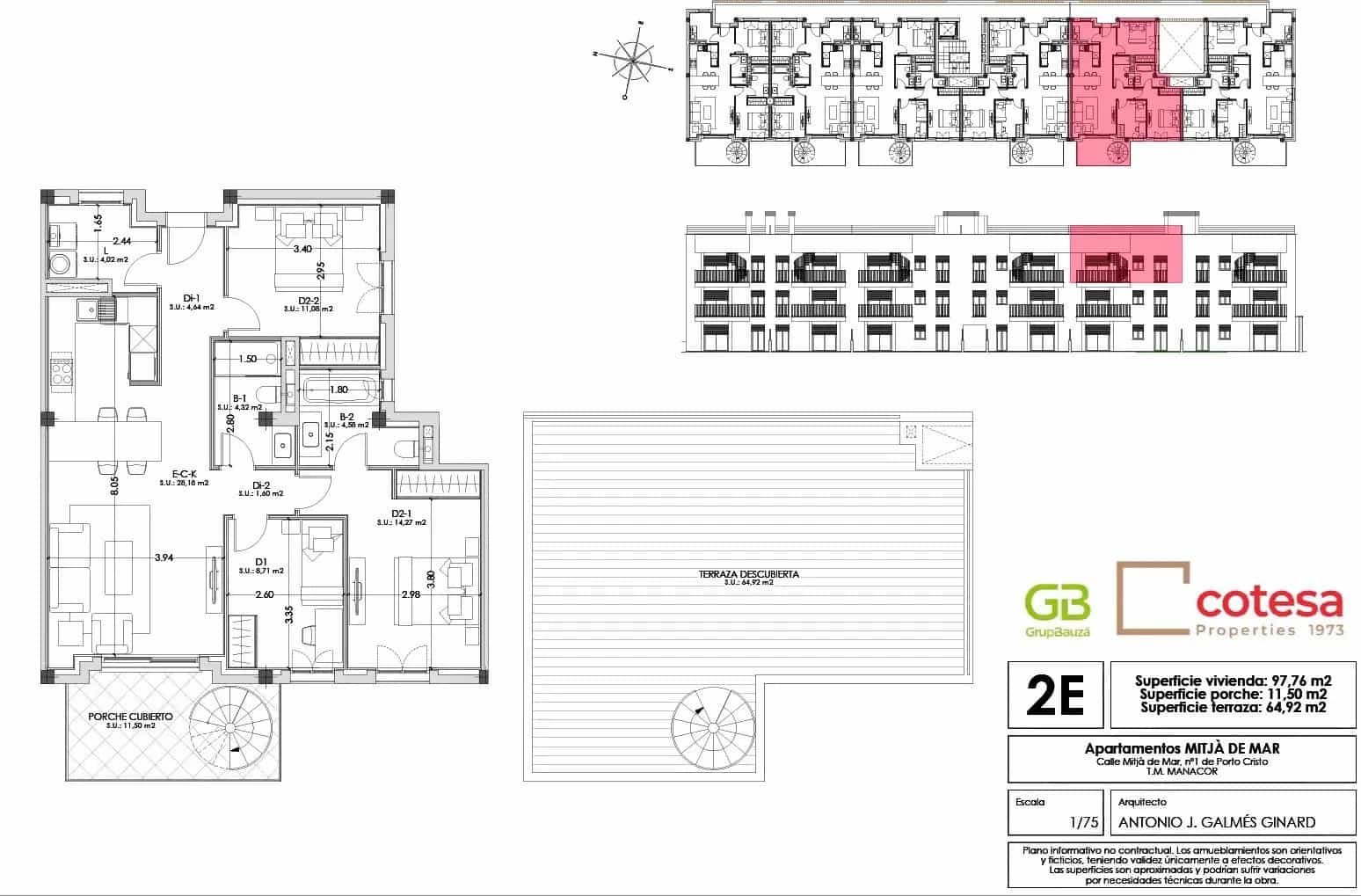3 bedroom Apartment for sale in Portocristo / Port de Manacor with pool garage - € 531,300 (Ref: 8956351)