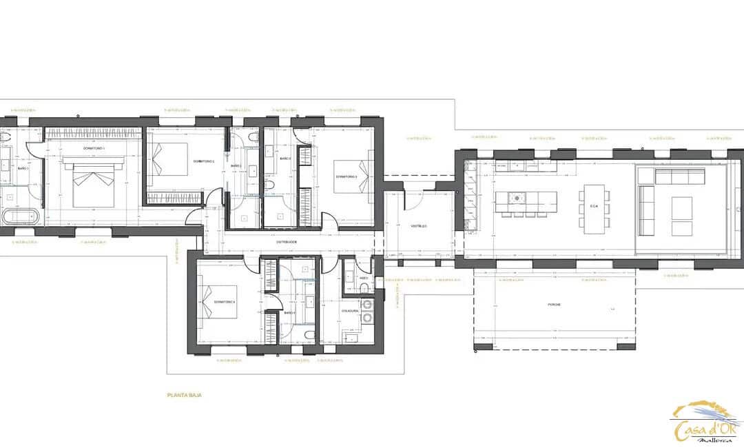 4 makuuhuone Maalaistalo myytävänä paikassa Arta mukana uima-altaan - 2 700 000 € (Ref: 9350115)
