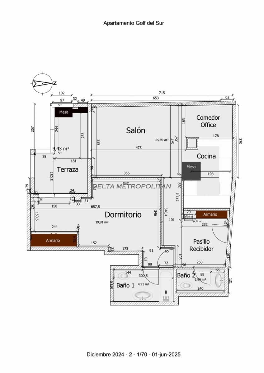 1 quarto Apartamento para venda em Golf del Sur com piscina - 250 000 € (Ref: 10145299)