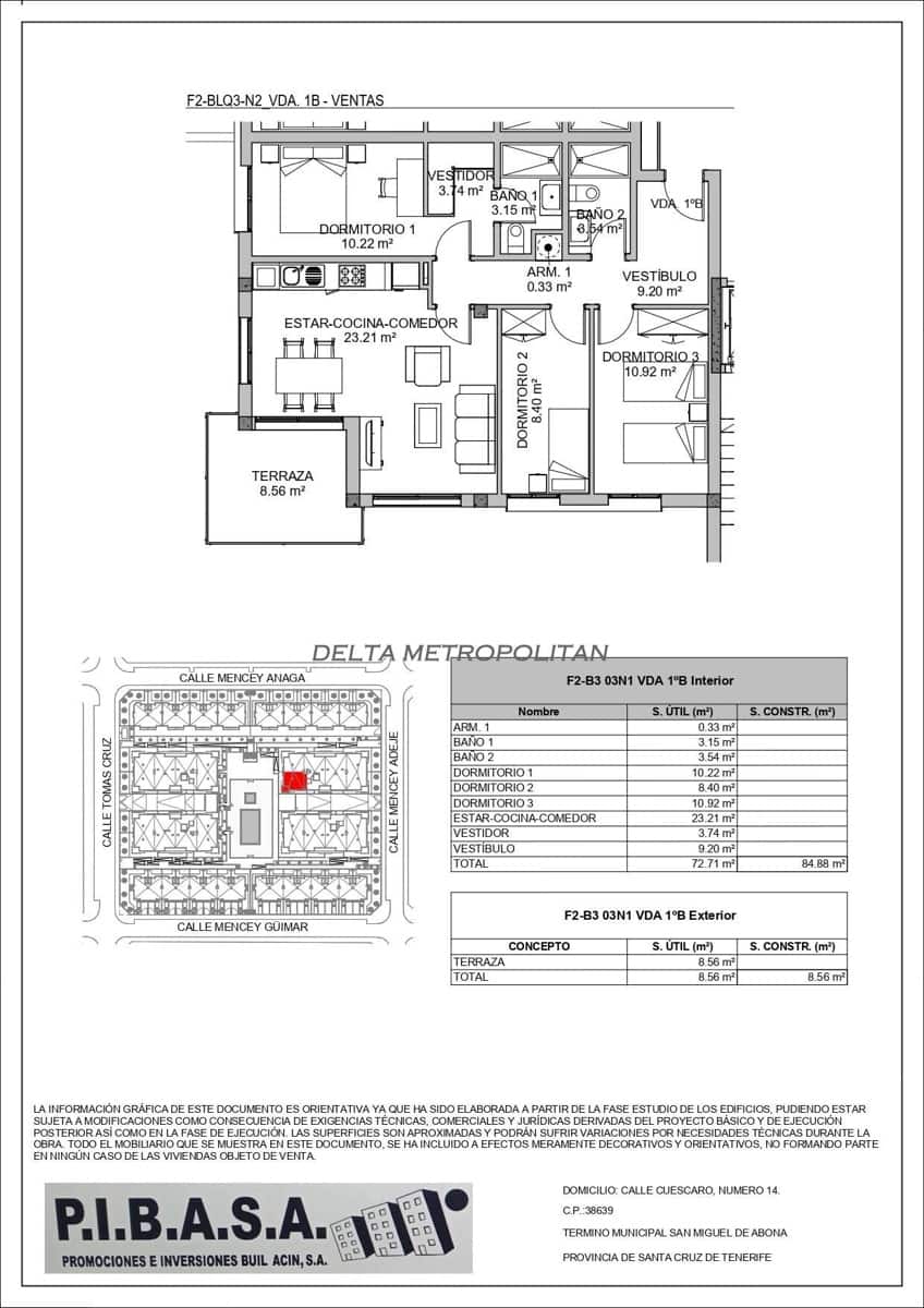 3 sypialnia Mieszkanie na sprzedaż w Llano del Camello z basenem garażem - 325 500 € (Ref: 8590110)