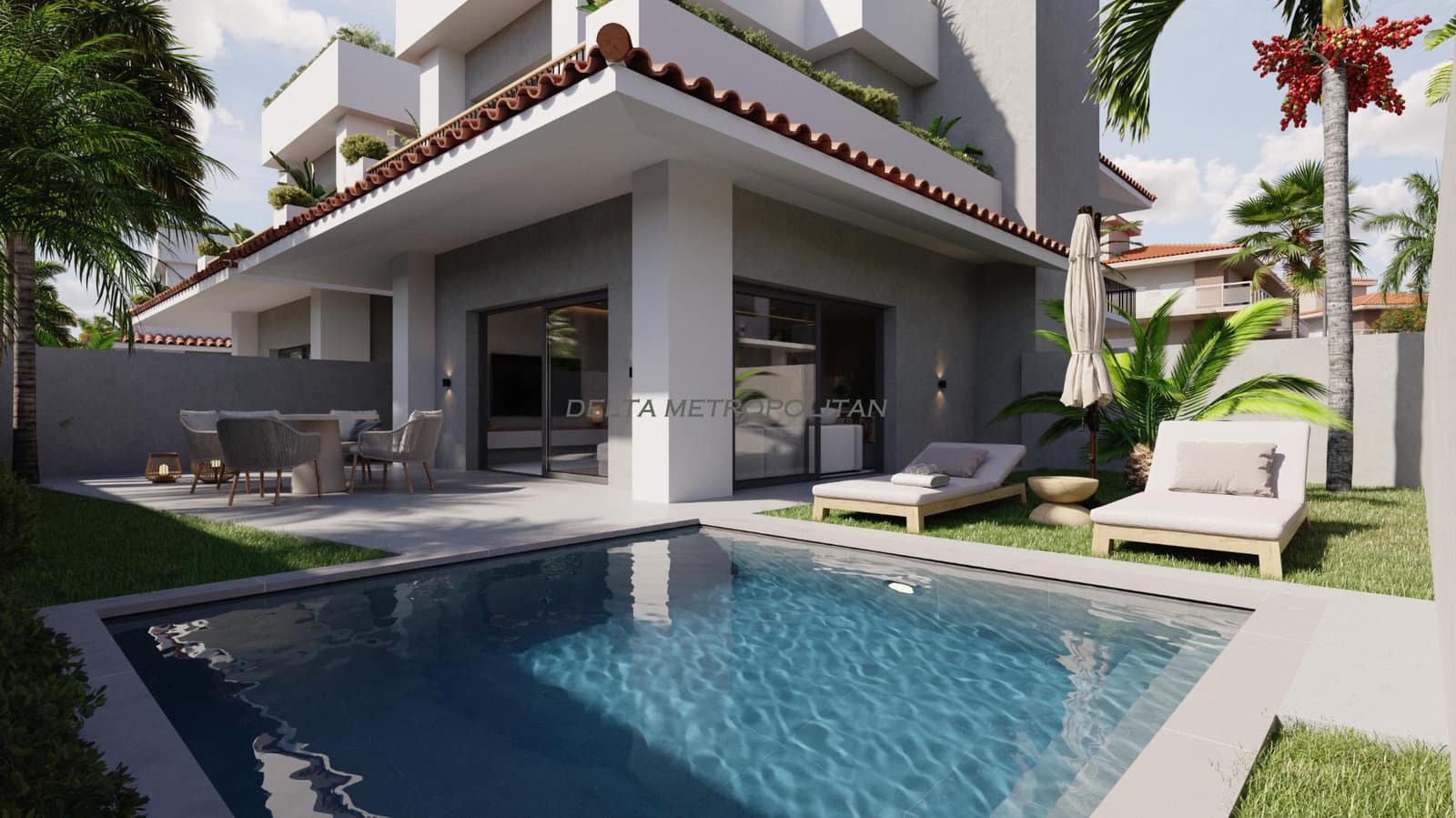 3 soverom Villa til salgs i San Miguel de Abona med svømmebasseng garasje - € 1 343 146 (Ref: 9007558)