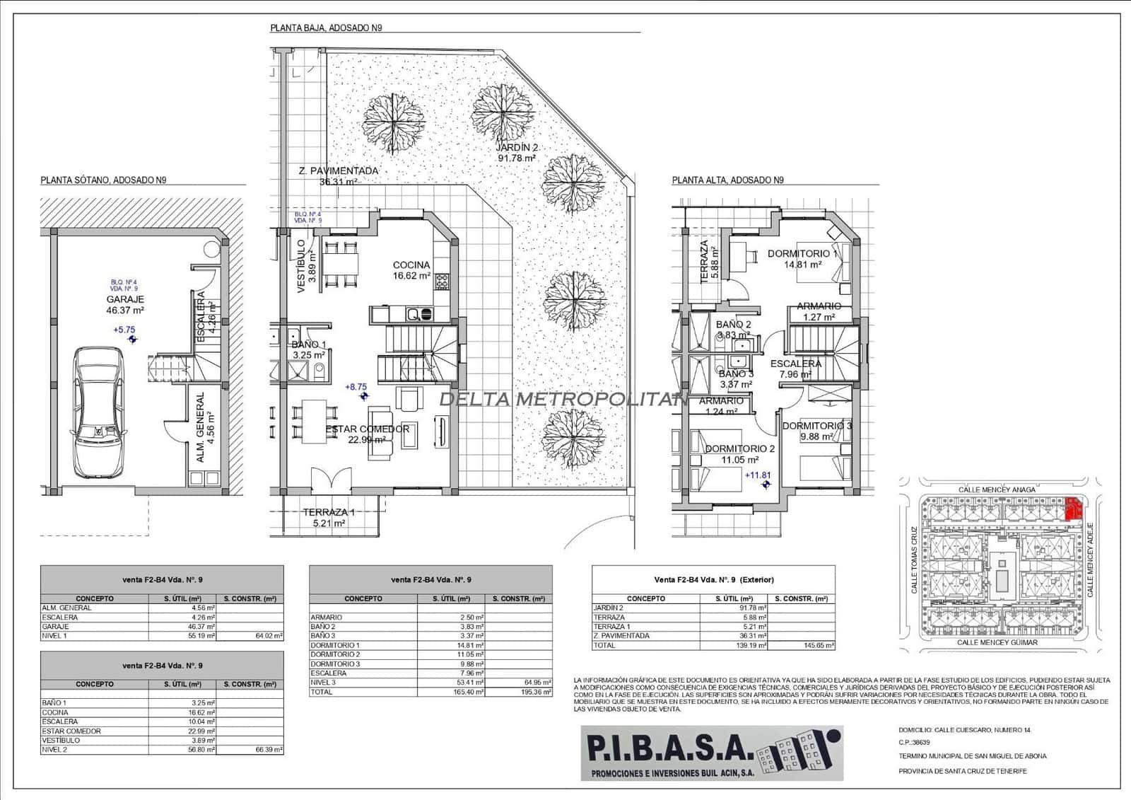 3 Zimmer Doppelhaus zu verkaufen in Llano del Camello mit Pool Garage - 500.000 € (Ref: 9757925)