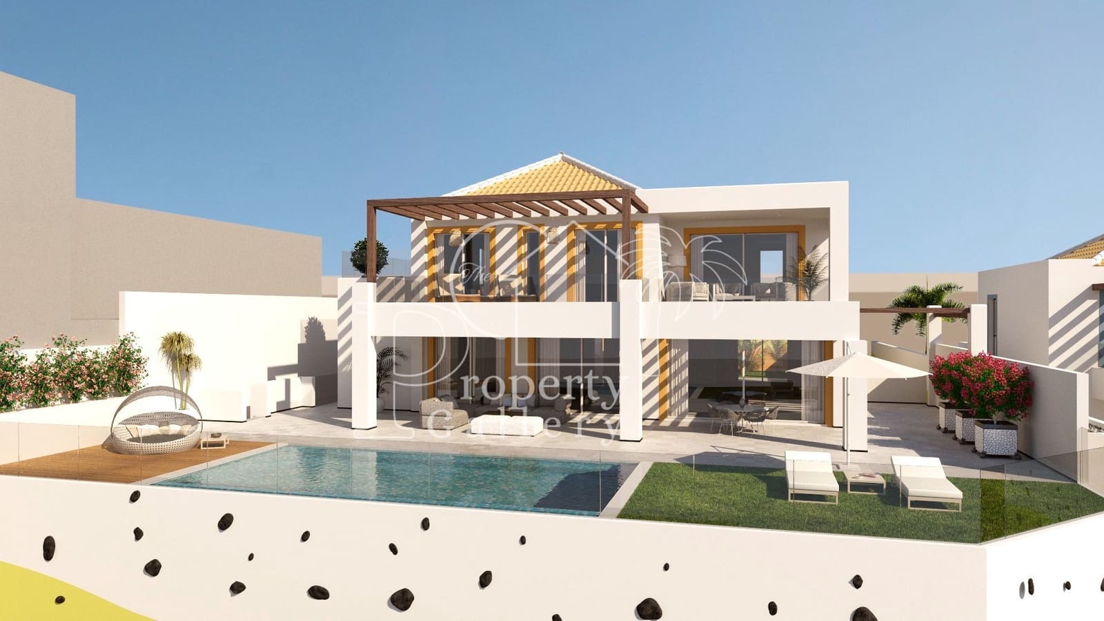 3 sypialnia Willa na sprzedaż w Costa Adeje z basenem garażem - 2 530 000 € (Ref: 8449927)