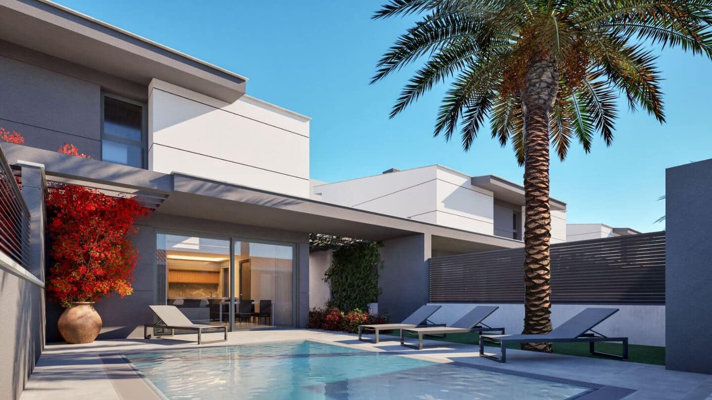 3 sypialnia Willa na sprzedaż w Los Alcazares z basenem - 359 900 € (Ref: 9374290)