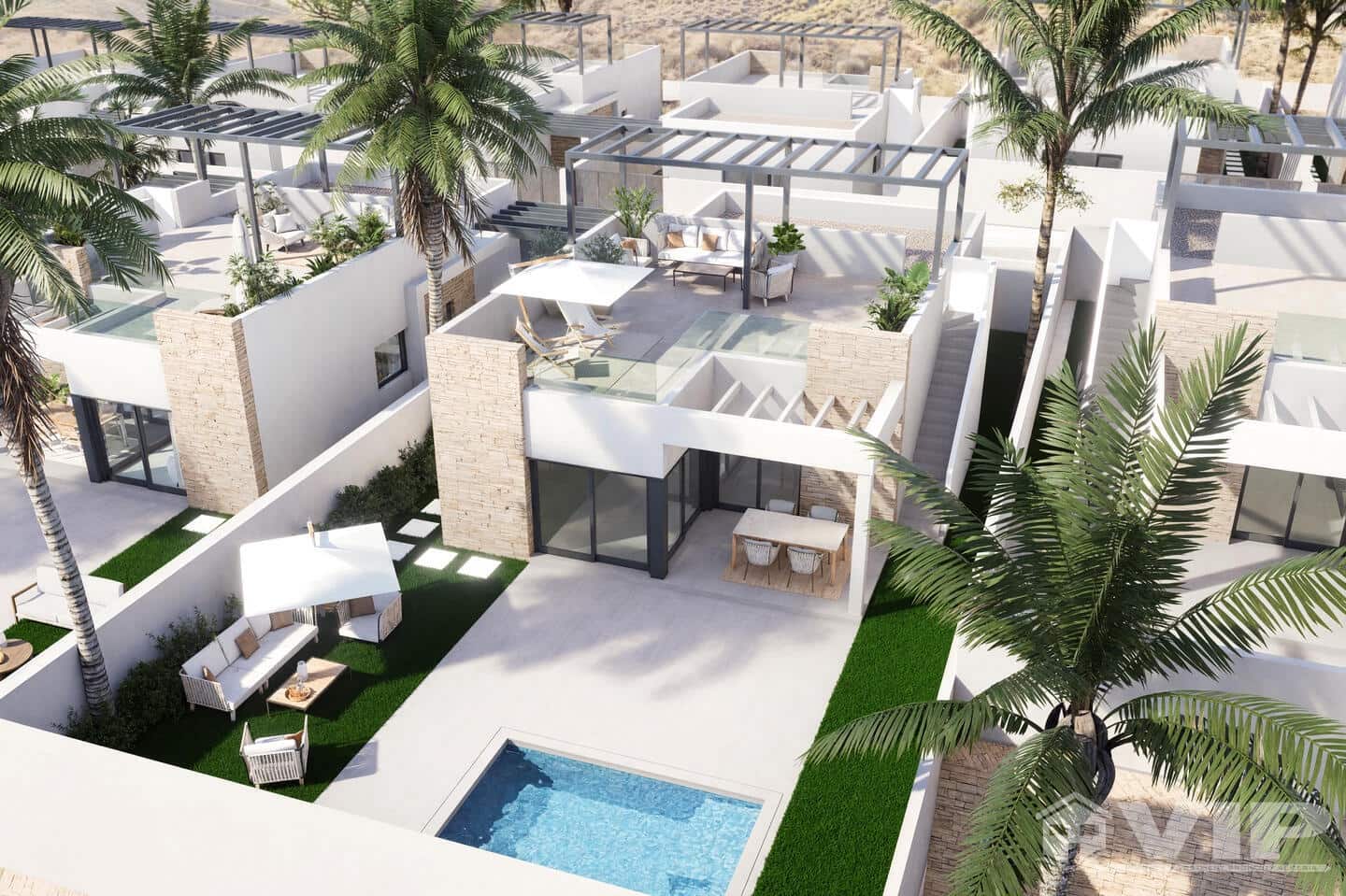 Chalet de 3 habitaciones en Valle del Este en venta con piscina - 341.000 € (Ref: 9407813)