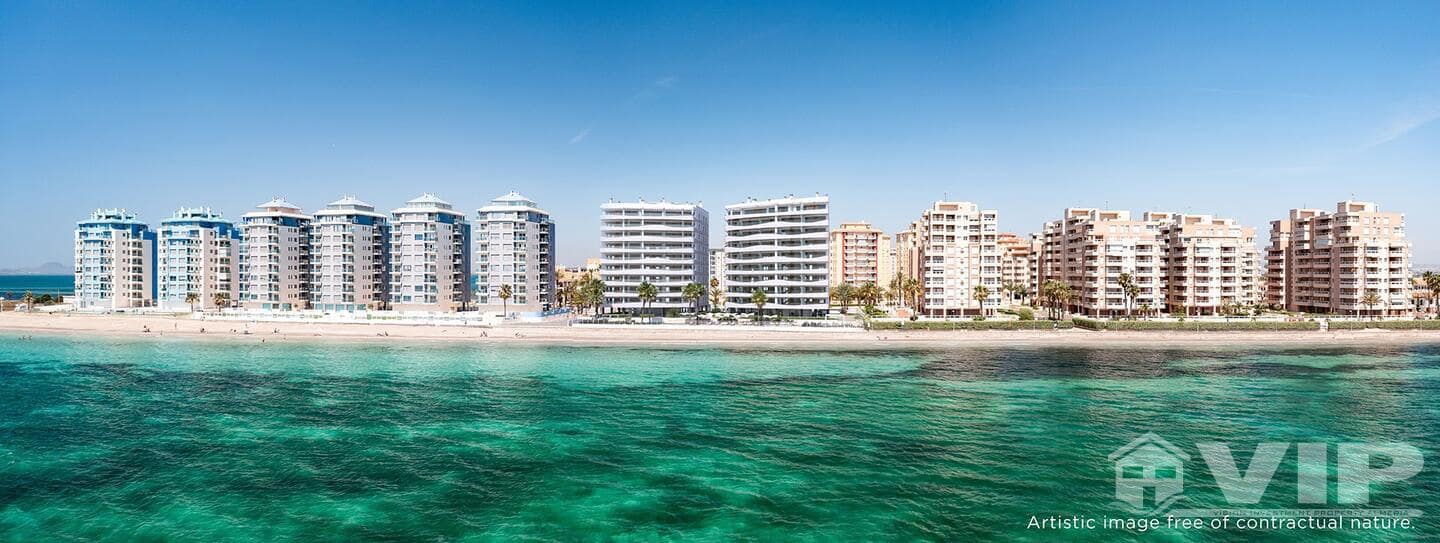 1 makuuhuone Huoneisto myytävänä paikassa La Manga del Mar Menor mukana uima-altaan - 288 000 € (Ref: 9938984)