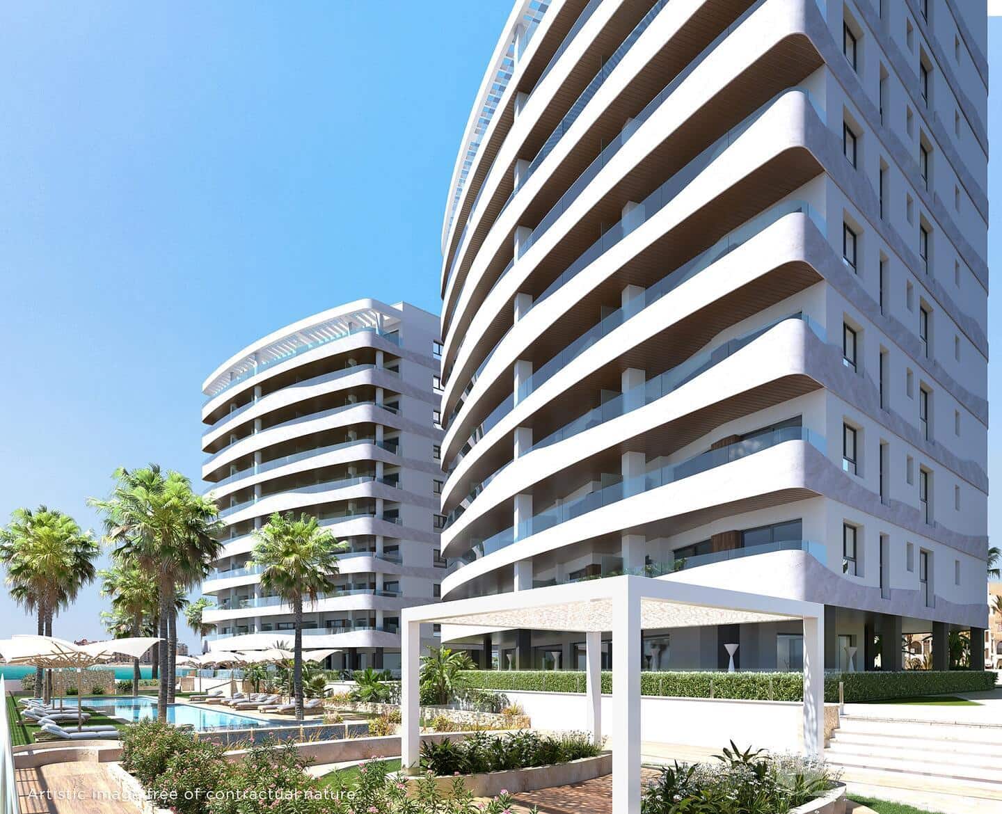1 makuuhuone Huoneisto myytävänä paikassa La Manga del Mar Menor mukana uima-altaan - 288 000 € (Ref: 9938984)