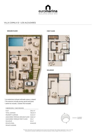 3 soveværelse Villa til salg i Centro, Los Alcázares med swimmingpool garage - € 669.500 (Ref: 9941257)