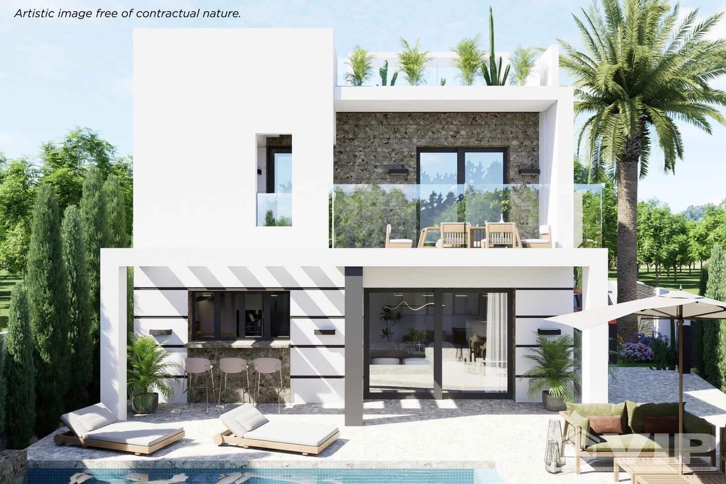 3 soveværelse Villa til salg i Los Alcazares med swimmingpool garage - € 669.500 (Ref: 9941257)