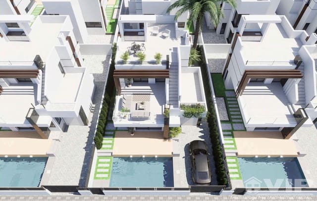 3 sypialnia Willa na sprzedaż w Centro, Los Alcázares z basenem garażem - 587 800 € (Ref: 9941258)