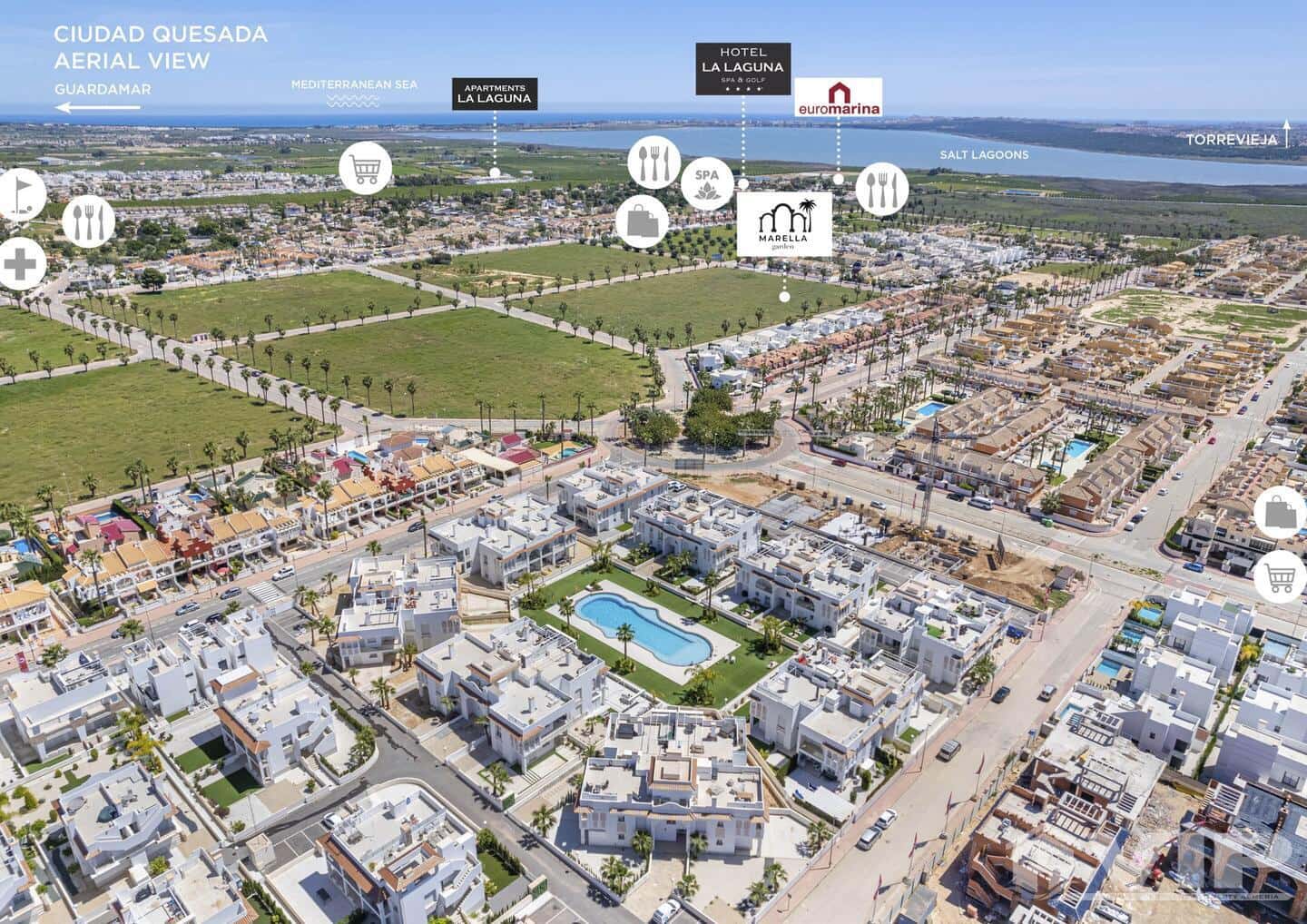 2 sypialnia Apartament na sprzedaż w Dona Pepa z basenem garażem - 330 000 € (Ref: 9943801)