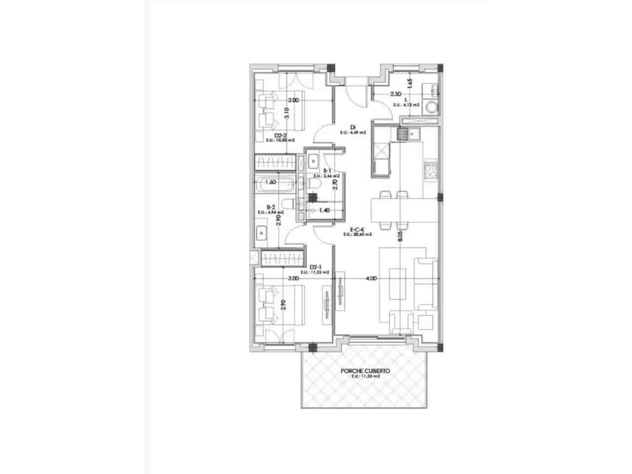 3 soveværelse Lejlighed til salg i Portocristo / Port de Manacor med swimmingpool garage - € 345.000 (Ref: 6998713)