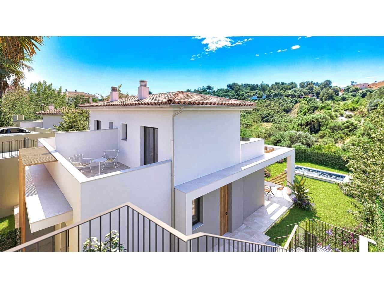 3 soveværelse Semi-Rækkehus til salg i Cala Romantica med swimmingpool - € 795.375 (Ref: 7704726)