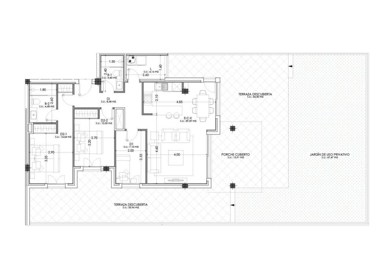 3 sypialnia Mieszkanie na sprzedaż w Sa Coma z basenem garażem - 506 000 € (Ref: 9126423)