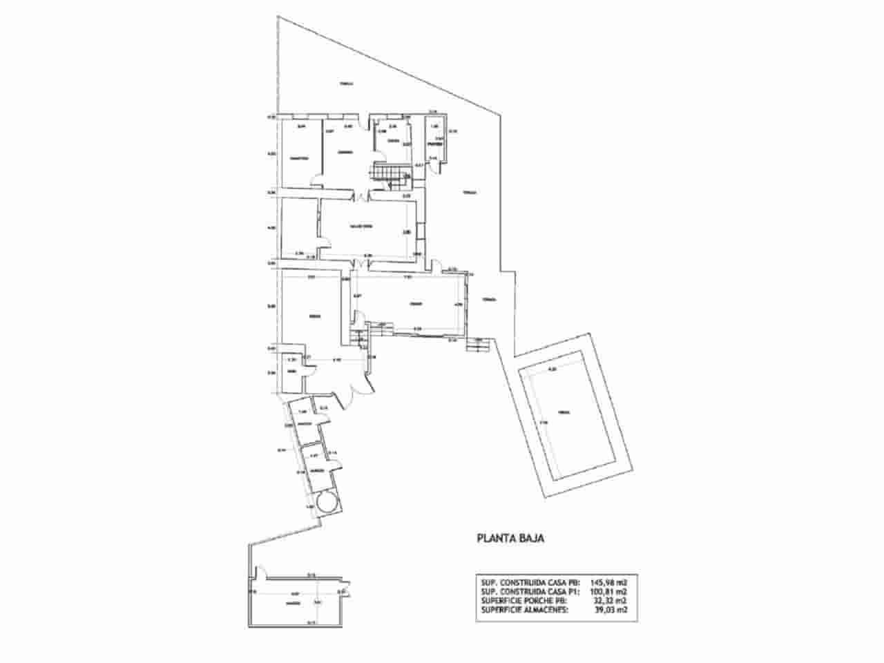 4 soverom Finca/Herregård til salgs i Santa Margalida med svømmebasseng garasje - € 435 000 (Ref: 9151601)