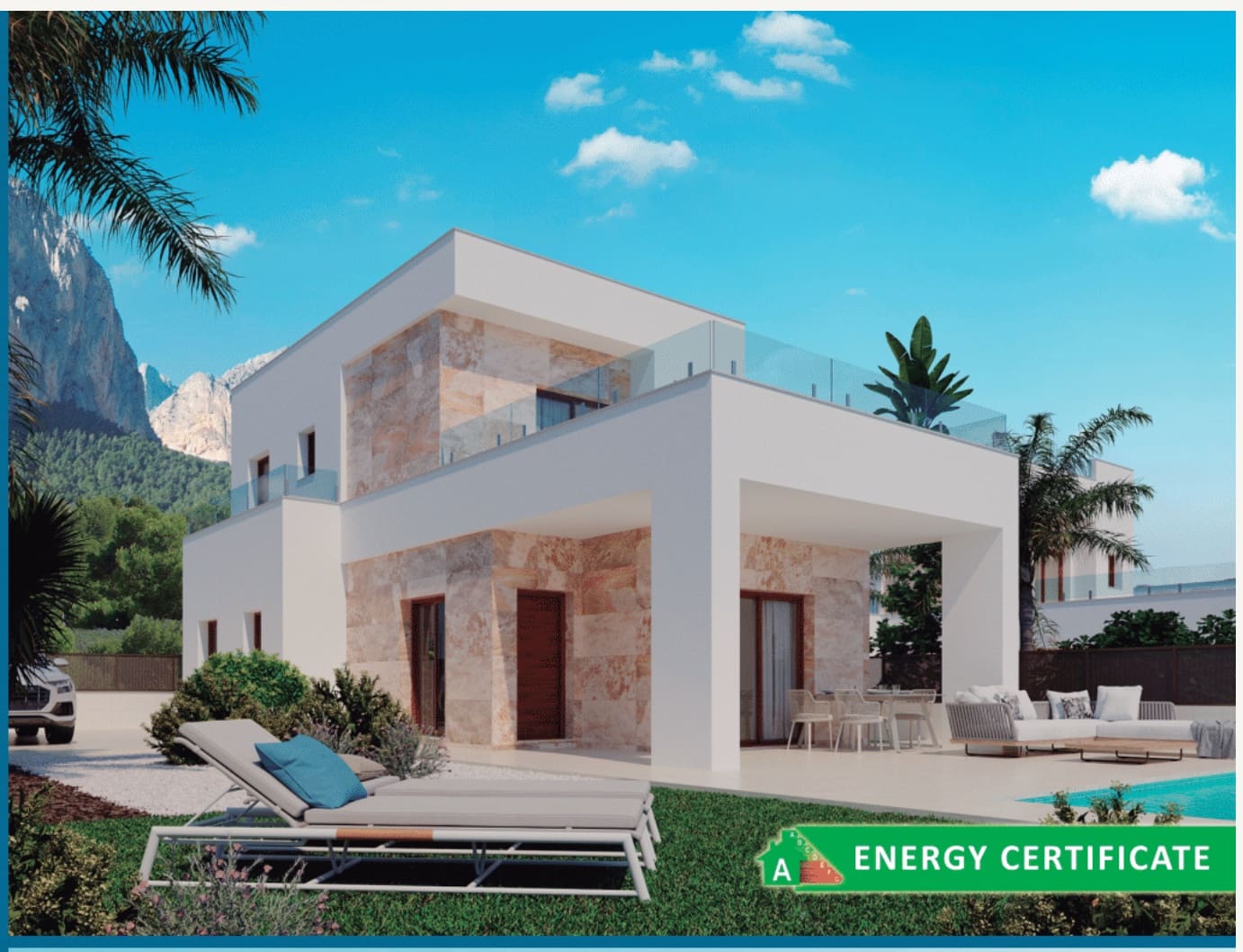 3 bedroom Villa for sale in Polop with pool - € 598,000 (Ref: 7063381)