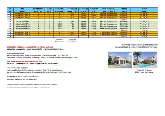 3 bedroom Villa for sale in Polop with pool - € 598,000 (Ref: 7063381)